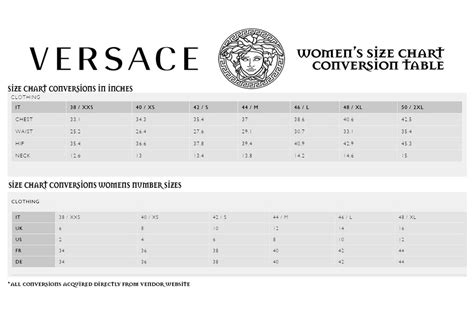 versace kids size chart.